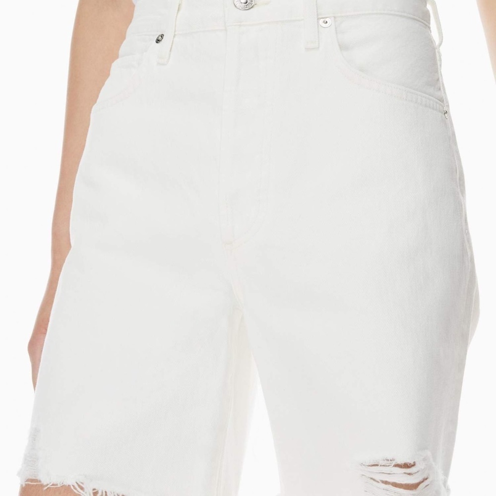 Aritzia Citizens of Humanity cutoff shorts long  
Camilla distressed sz 29